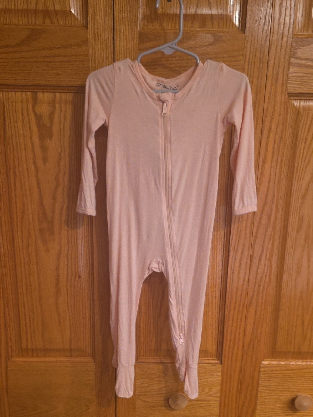 Jimonda BAMBOO Kids Peach Zip-Front One-Piece